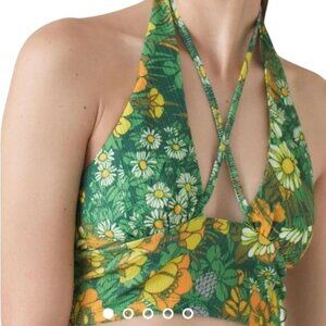 Urban Outfitters Tank Top Womens M Green Indie Boho Retro Cottagecore Beach Pool
